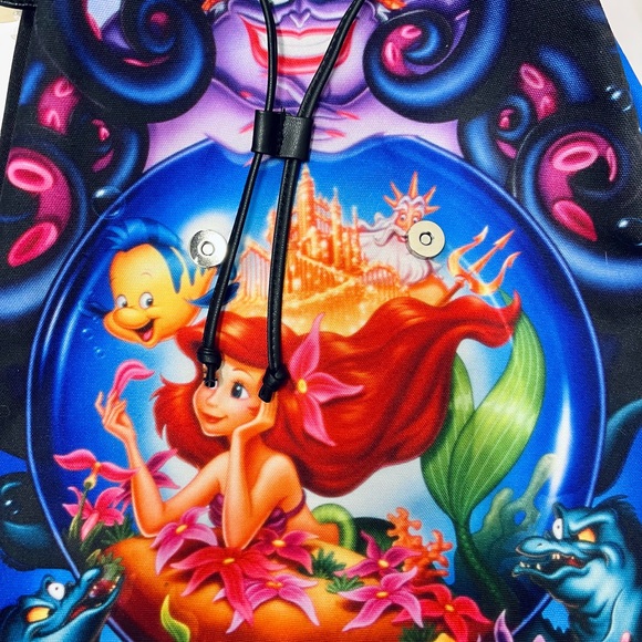Loungefly Disney The Little Mermaid Canvas RARE Backpack NEW main image 6
